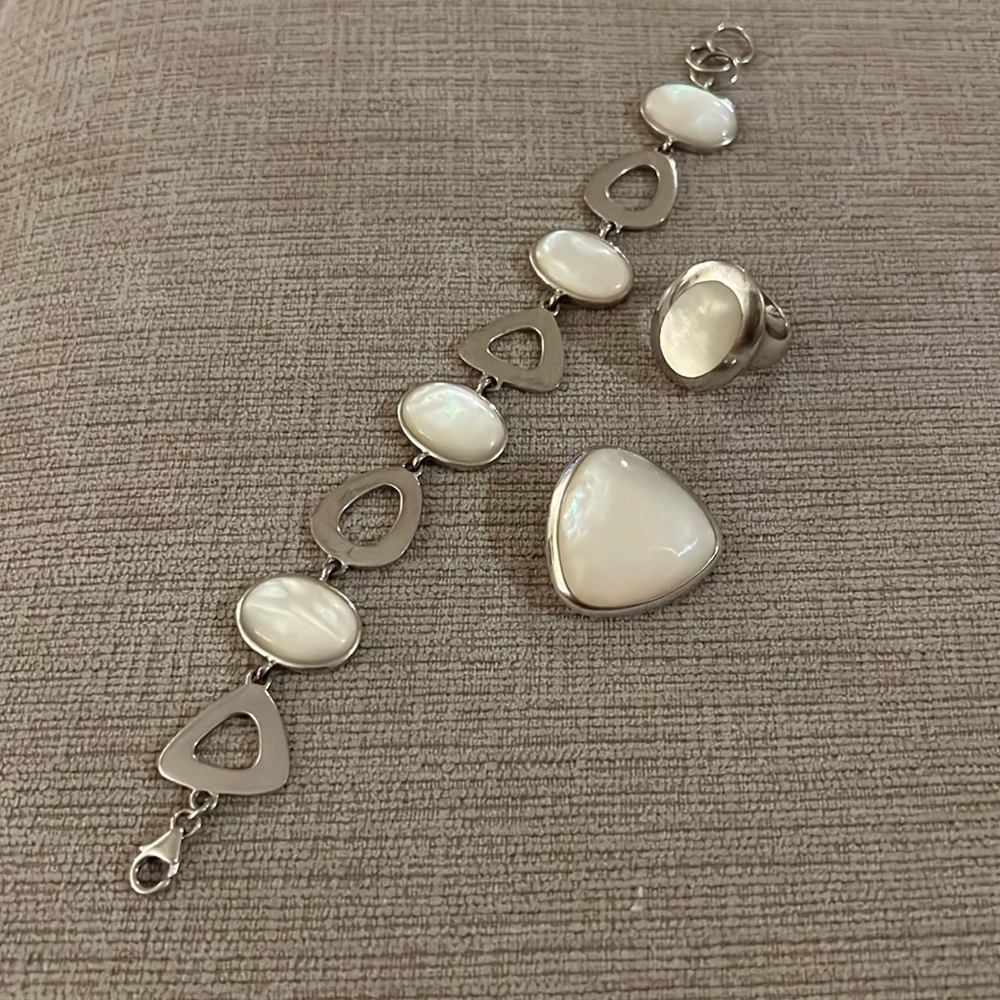 Bracelet, ring, pendant